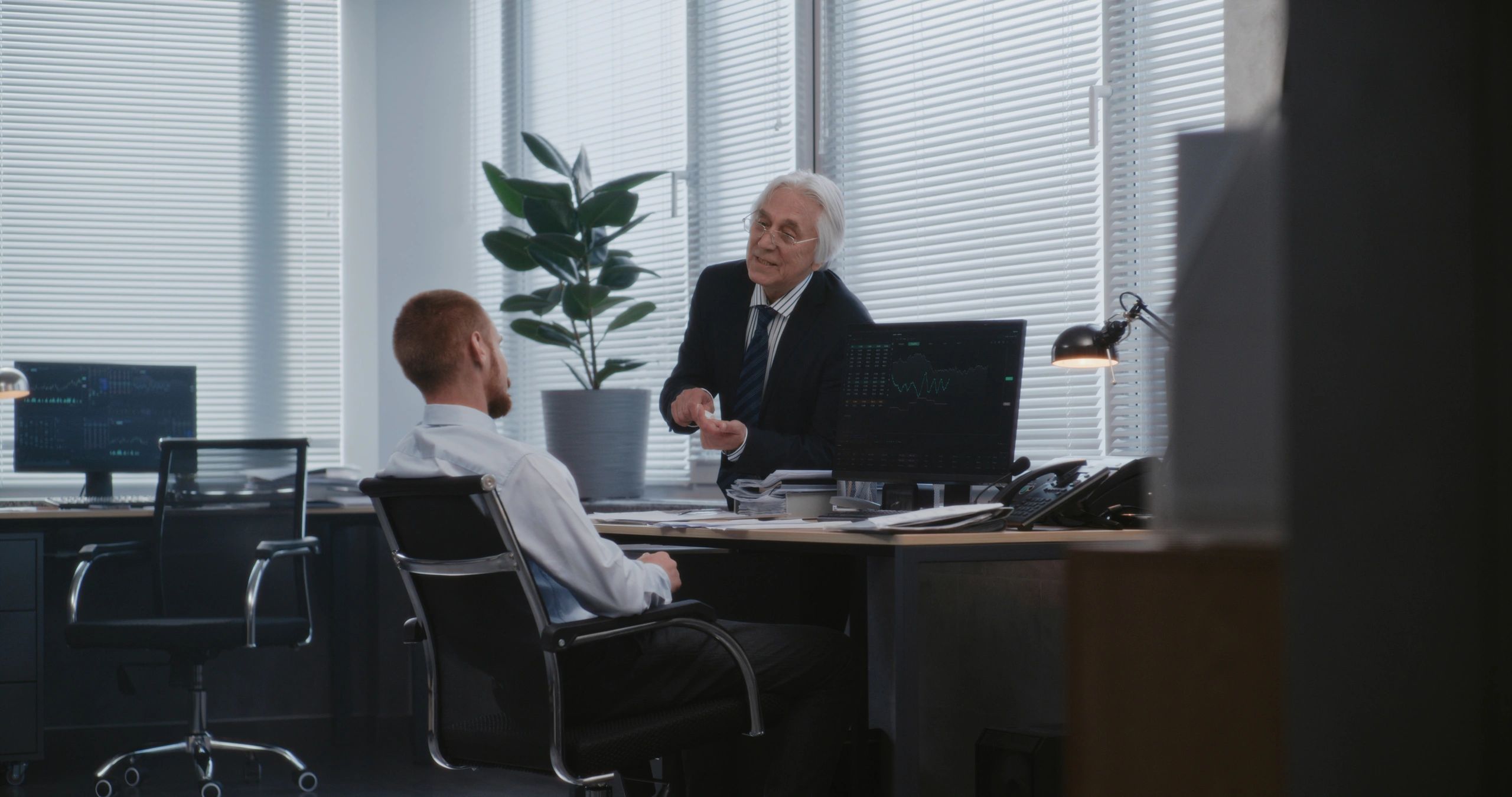 Professional investor consultation image
