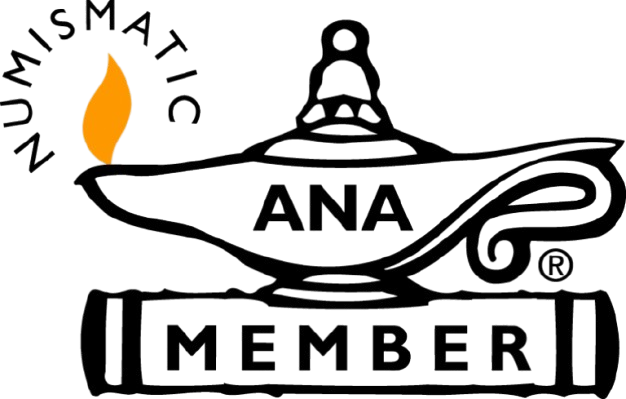 American Numismatic Association member badge